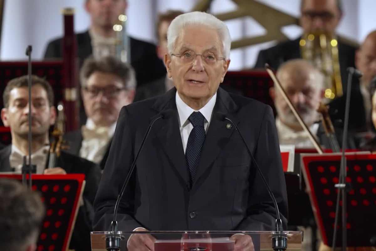 Il presidente Sergio Mattarella