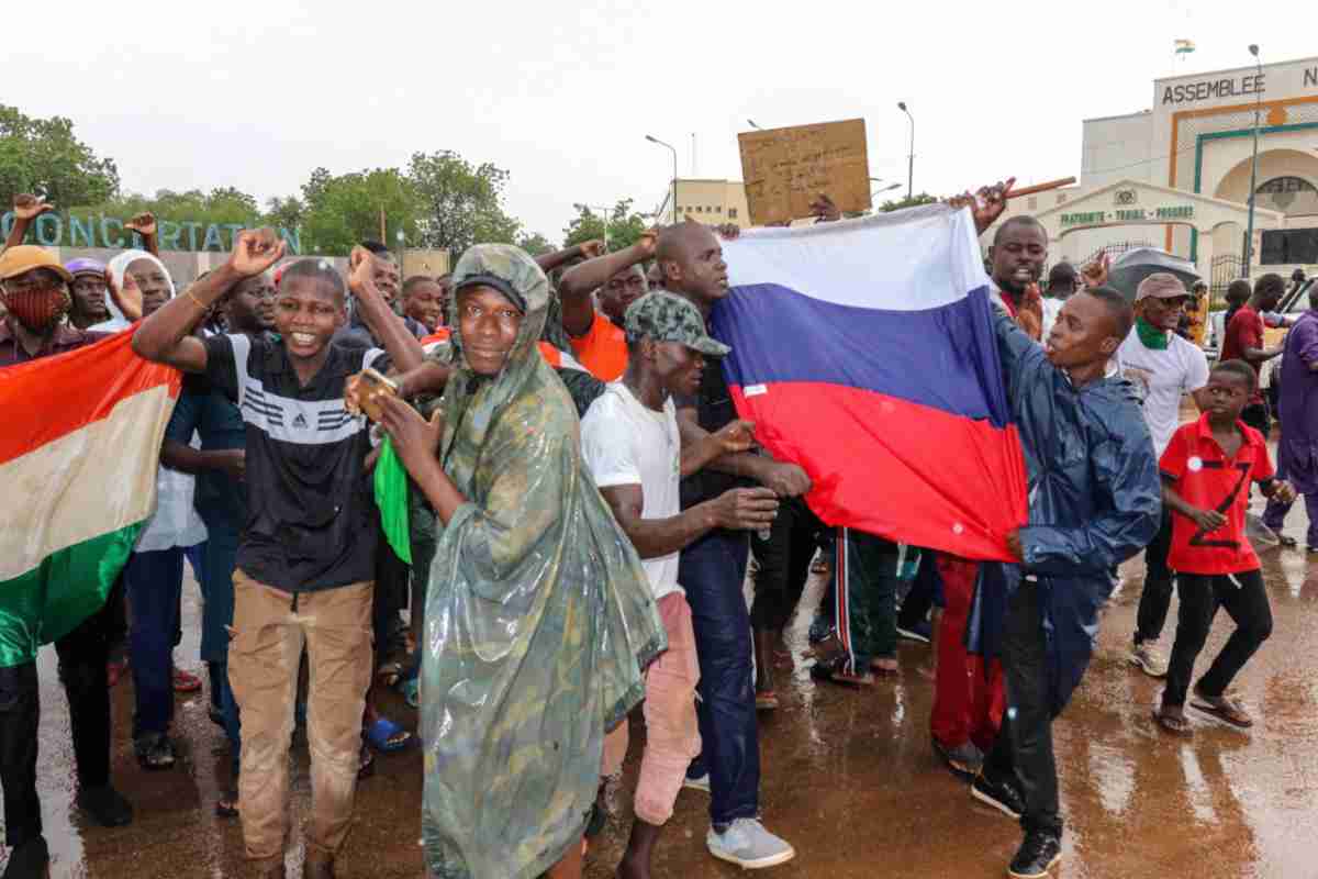 Manifestazioni seguite al golpe in Niger