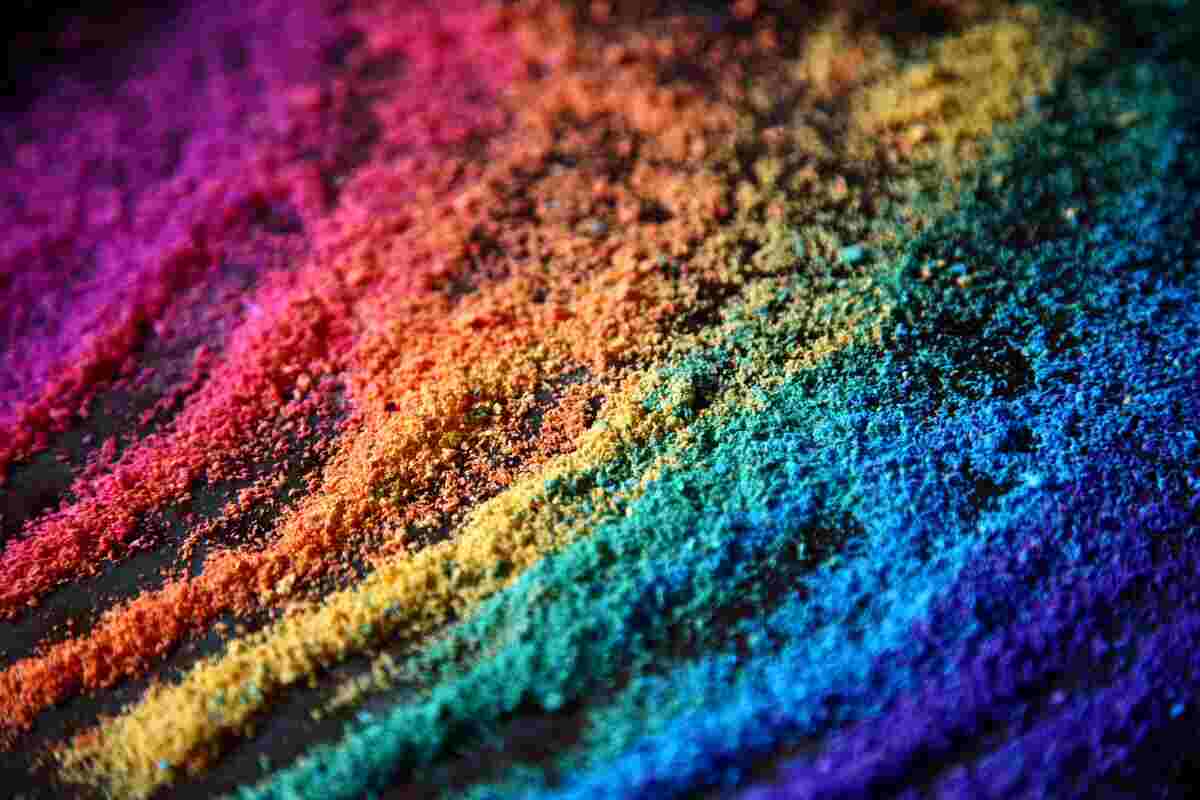 polvere colori LGBT