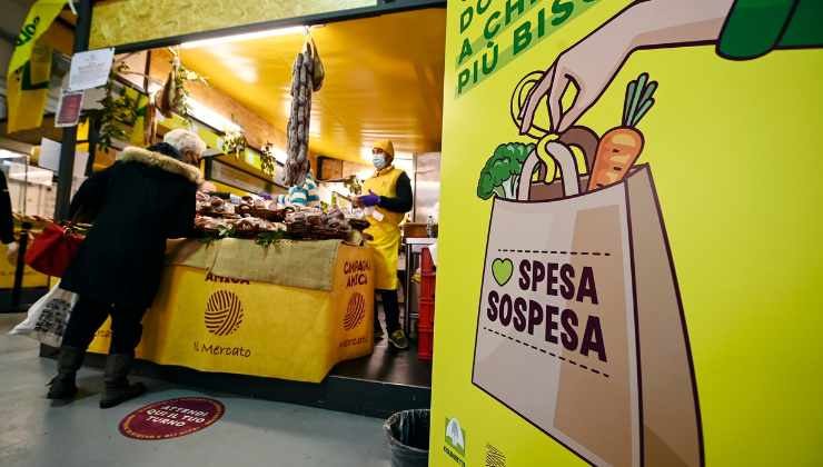 cibo raccolto spesa sospesa 