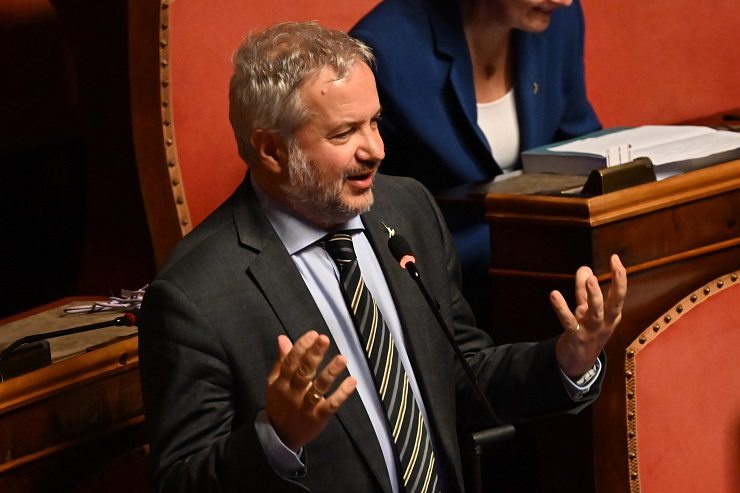 Claudio Borghi in senato