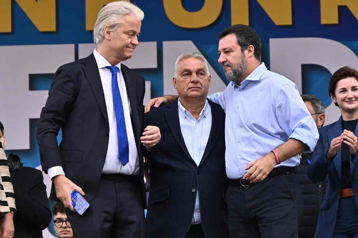 Lega sul palco di Pontida