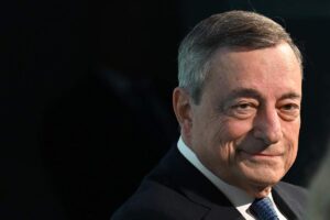 L'ex premier Mario Draghi