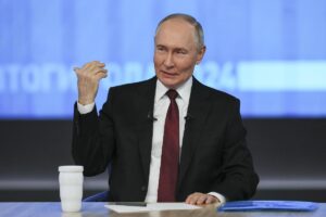 Il presidente della Russia Vladimir Putin