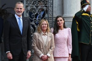 Re Felipe VI e Regina Letizia per la prima volta in Italia