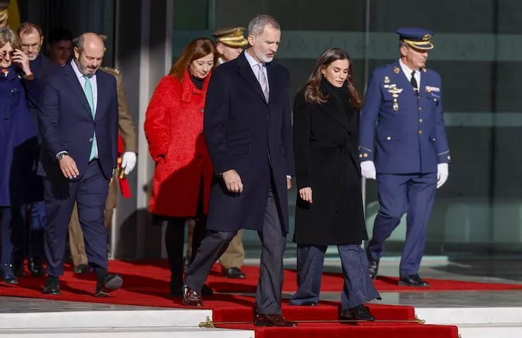 Re Felipe VI e Regina Letizia per la prima volta in Italia