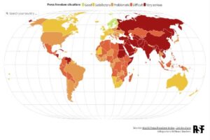 L'indice della libertà di stampa nel 2024