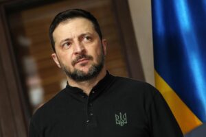 Il presidente dell'Ucraina Volodymyr Zelensky