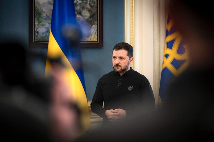 Il presidente ucraino Volodymyr Zelensky